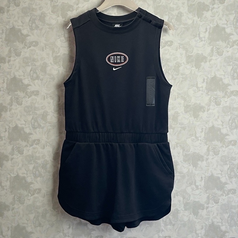 Nike Sportswear Black Varsity One-Piece Romper Size Large NWT - Picture 8 of 16